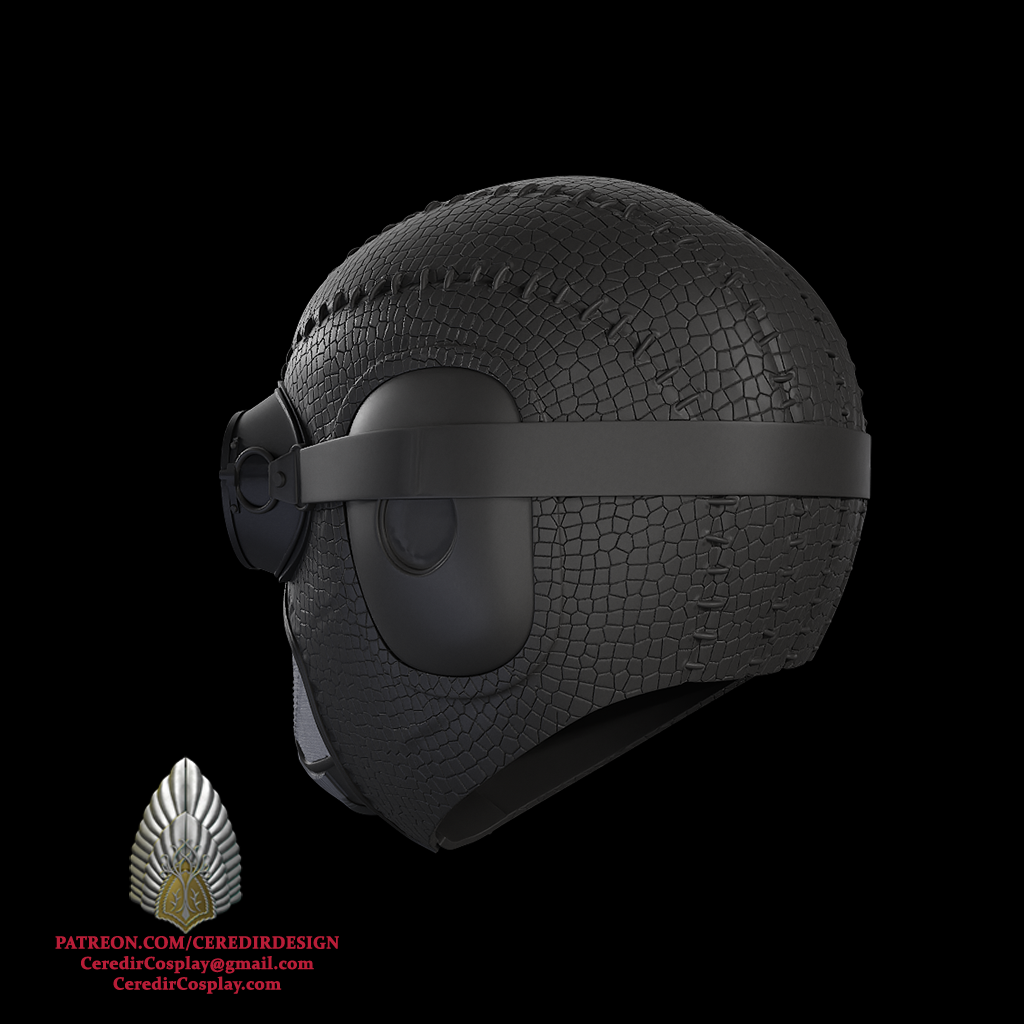 Spiderman Noir Face MAsk 3d digital download