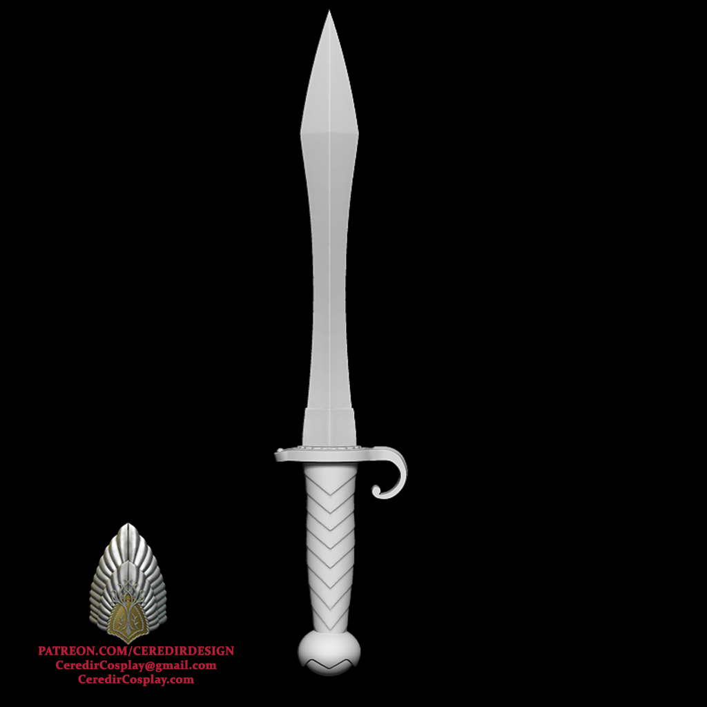 Animated Sting Sword lord of the rings 3D DIGITAL DOWNLOAD
