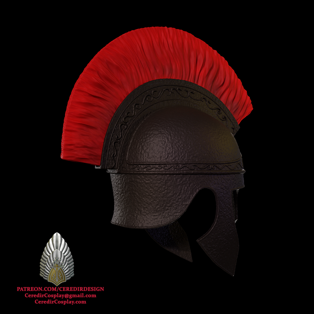 Odysseus Helmet from The Odyssey 3d digital download