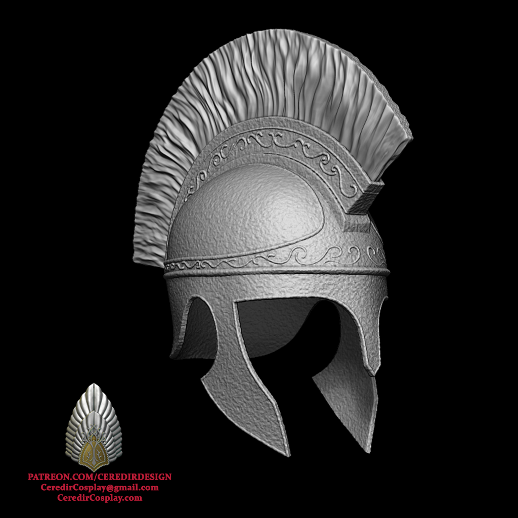Odysseus Helmet from The Odyssey 3d digital download