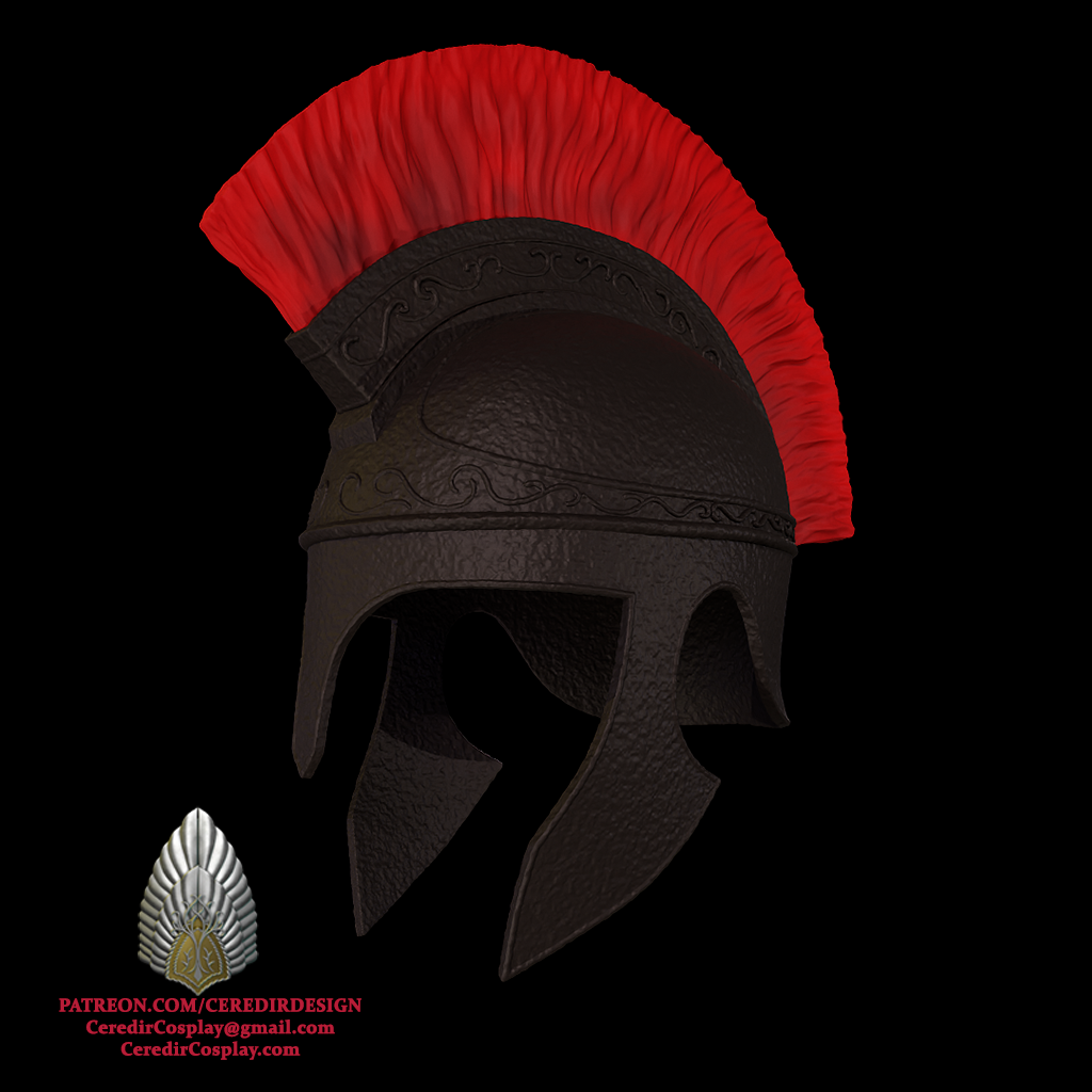 Odysseus Helmet from The Odyssey 3d digital download