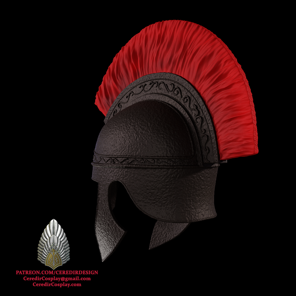 Odysseus Helmet from The Odyssey 3d digital download