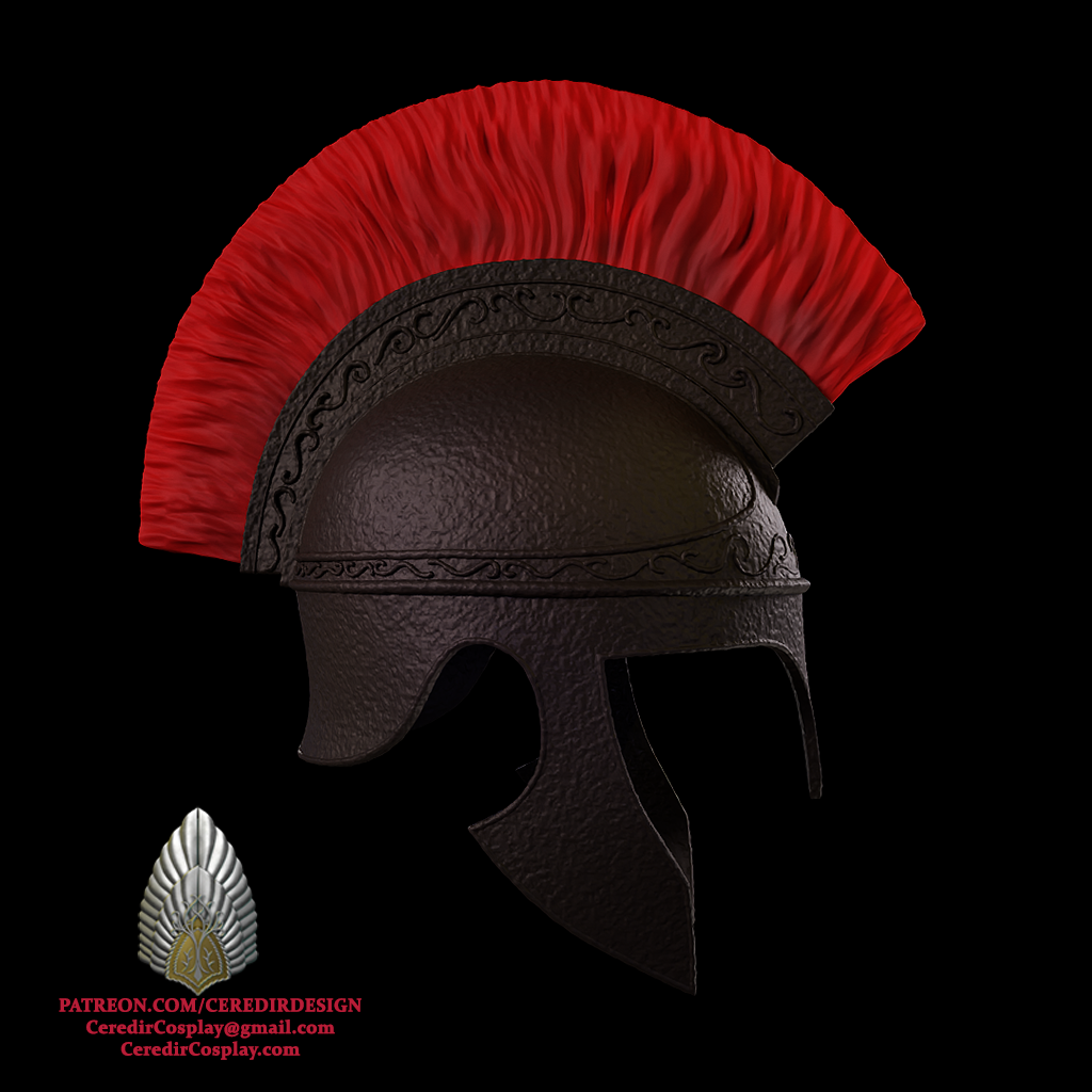 Odysseus Helmet from The Odyssey 3d digital download