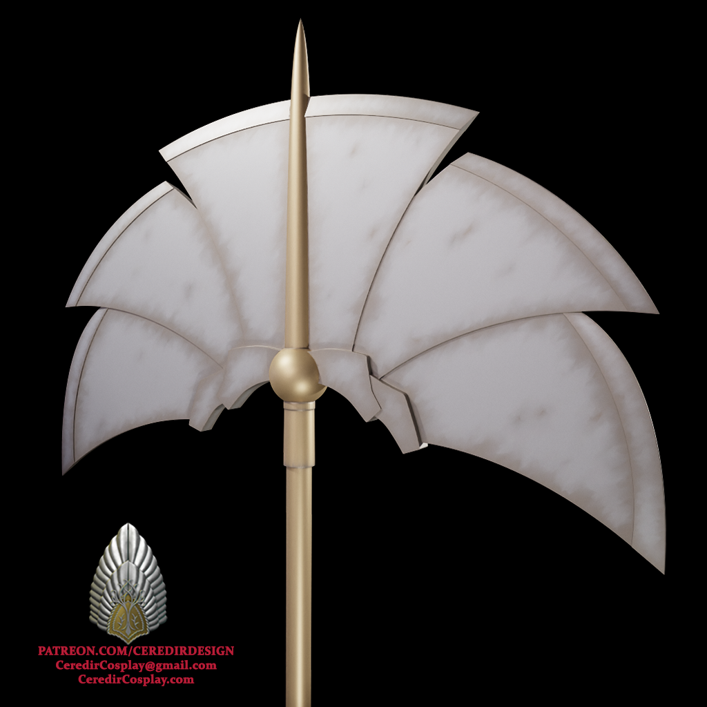 Mandalore the Ultimate Axe Star Wars  3d digital Download