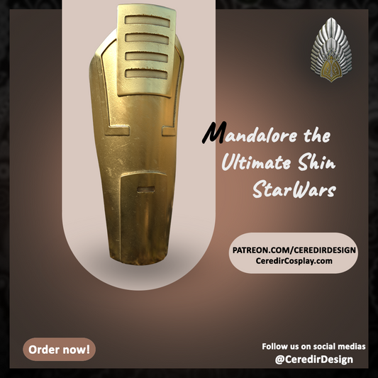 Mandalore the Ultimate Shin Star Wars Mandalorian 3D DIGITAL DL