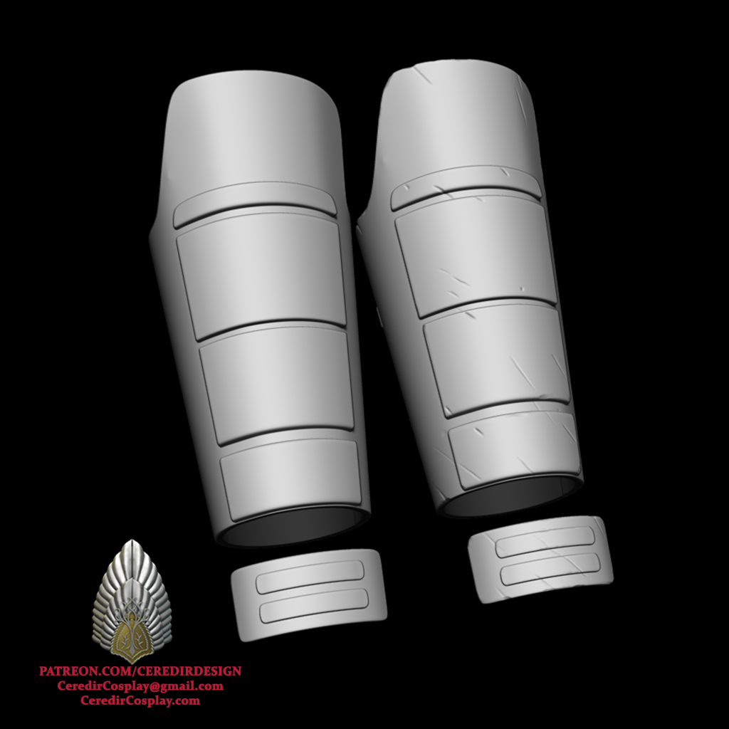 Mandalore the Ultimate forearm  star wars 3D digital dl