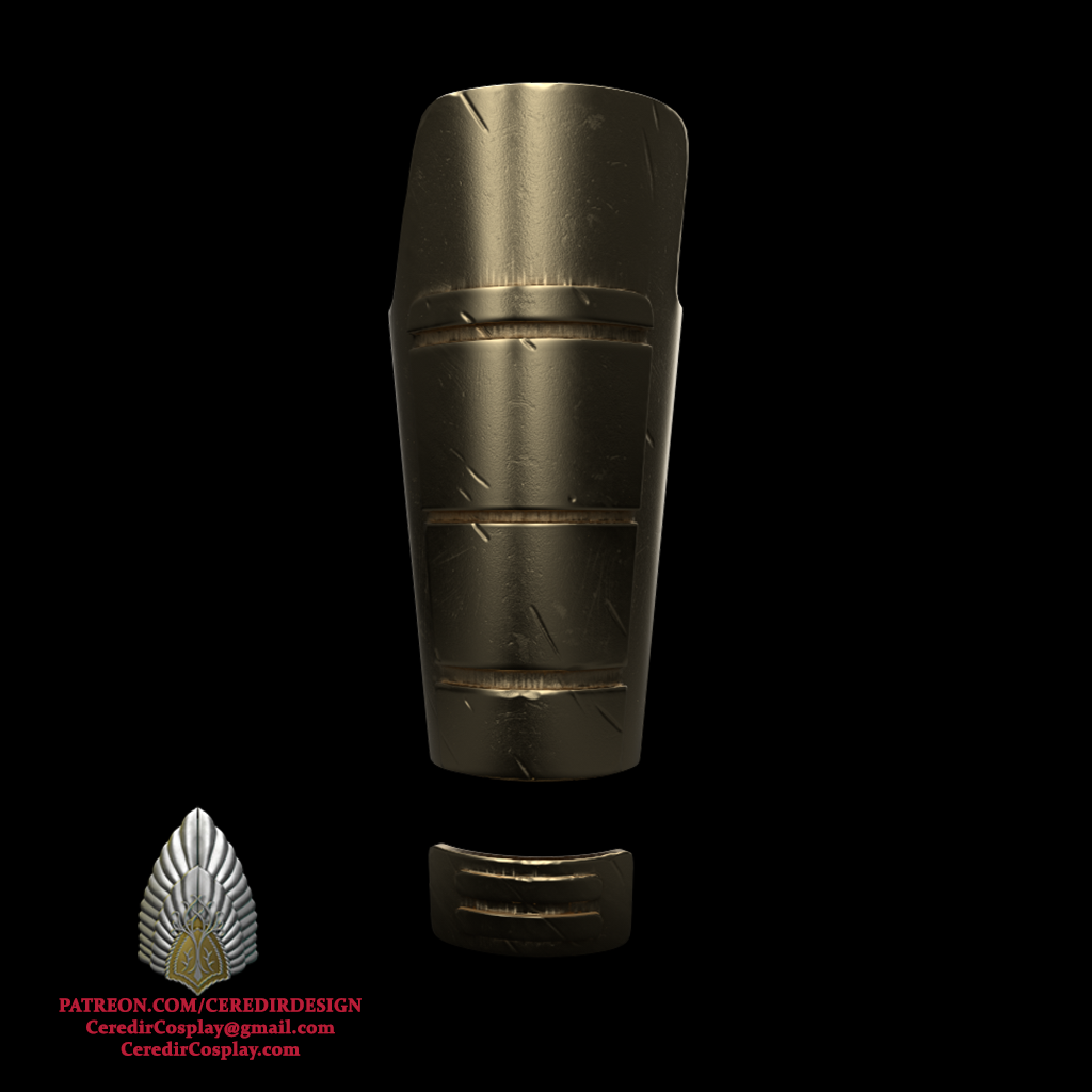 Mandalore the Ultimate forearm  star wars 3D digital dl