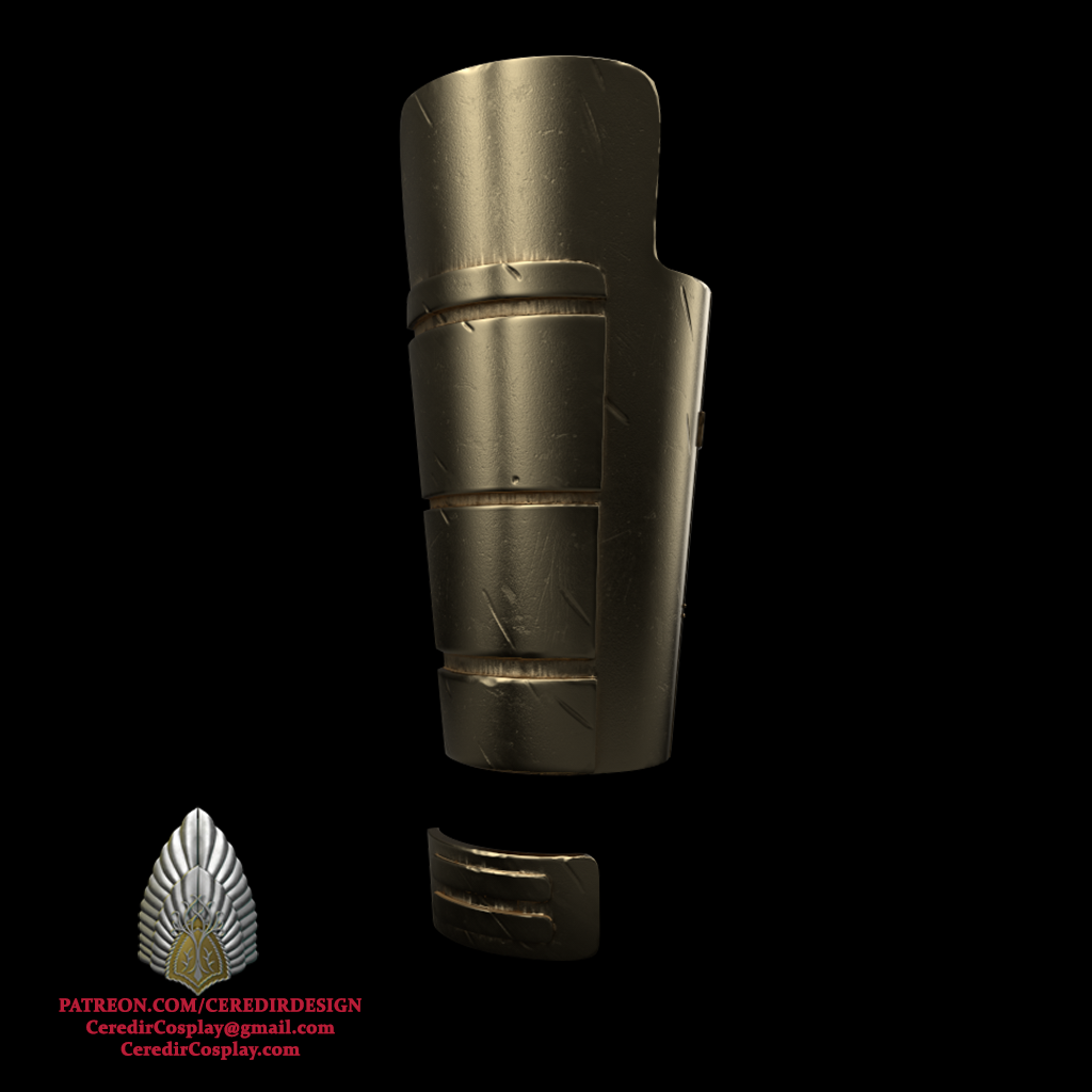 Mandalore the Ultimate forearm  star wars 3D digital dl