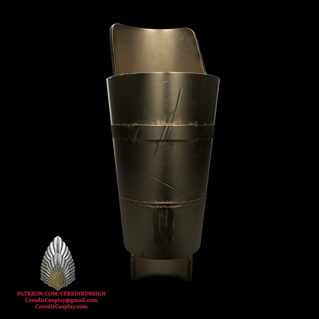 Mandalore the Ultimate forearm  star wars 3D digital dl