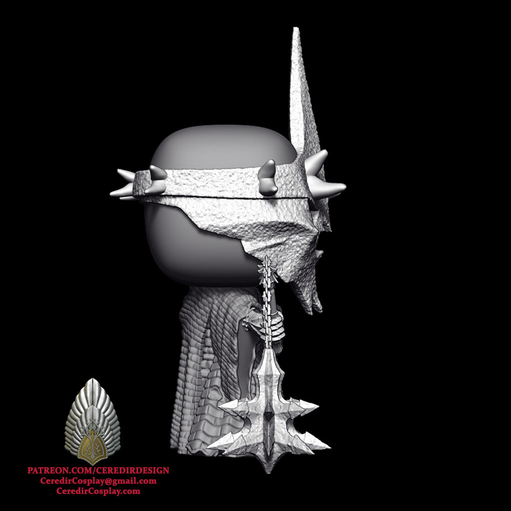 Witch King Funko inspired lord of the rings 3D DIGITAL DL