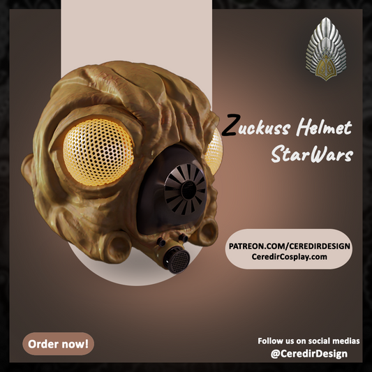 Zuckus Bounty Hunter Helmet Star wars 3d digital download