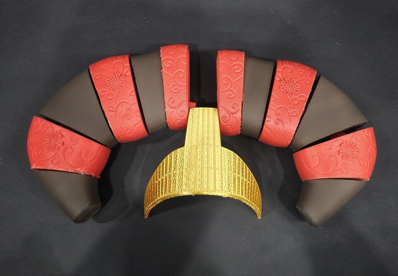 Queen Amidala Battle Crown 3d printed